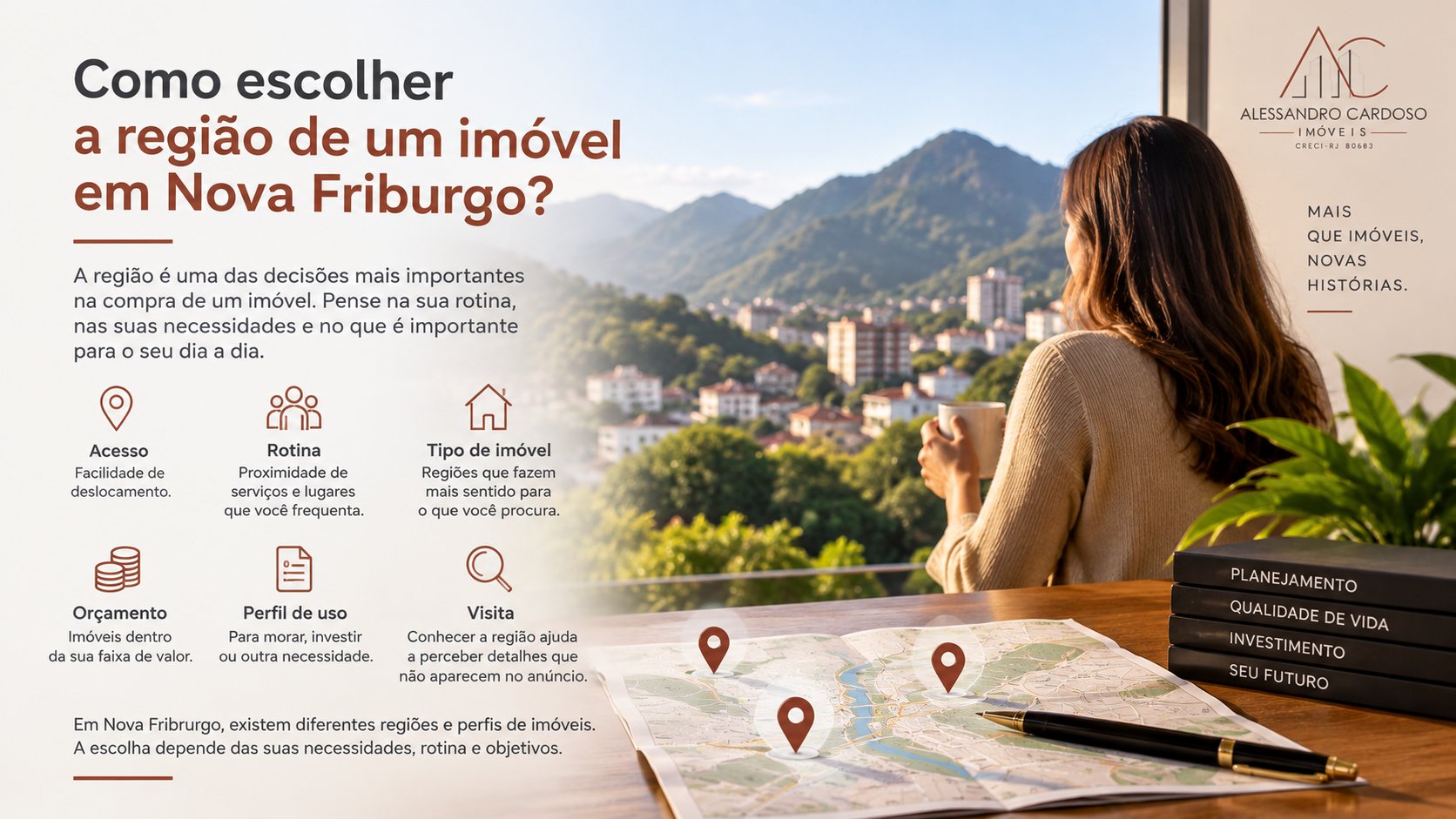 Como escolher a região de um imóvel em Nova Friburgo? - Alessandro Cardoso Imóveis